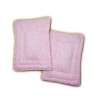 2 washable sponges zero waste PINK FOLIAGE
