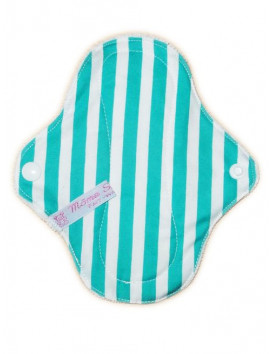 STRIPED velvet washable panty liner (17 cm)