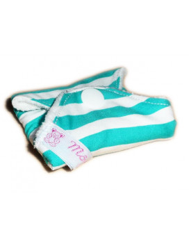 STRIPED Waschbare Slipeinlage aus Samt (17 cm)