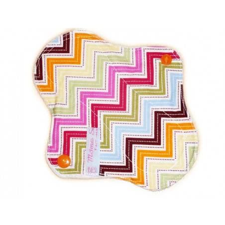 ZIG ZAG velvet washable panty liner (17 cm) ZIG ZAG velvet washable panty liner (17 cm)