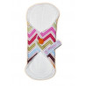 Protège-slip lavable en velours ZIG ZAG (17 cm)