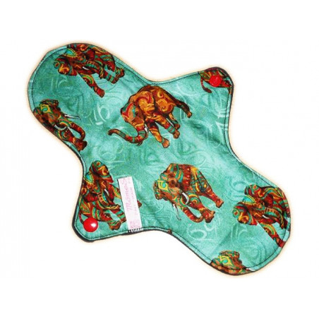 Washable sanitary napkin AFRICAN ELEPHANT (L)