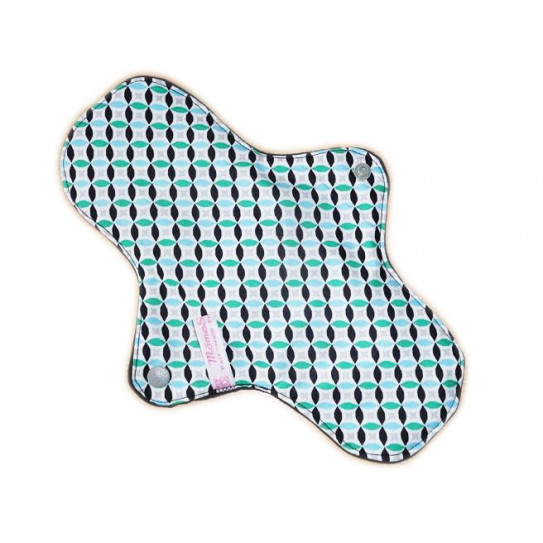 Serviette hygiénique lavable ROSACES (L)