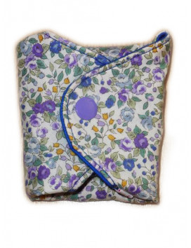 Serviette hygiénique lavable LIBERTY VIOLETTES (M)
