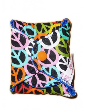 Washable sanitary napkin PEACE AND LOVE (L)