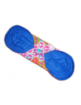 Washable sanitary napkin PEACE AND LOVE (L)