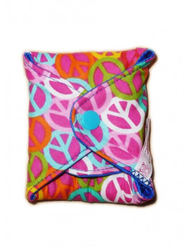 Washable sanitary napkin PEACE AND LOVE (L)