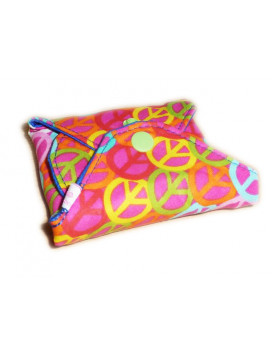 Washable sanitary napkin PEACE AND LOVE (XL/ NIGHT)