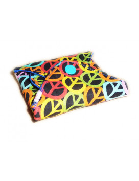 Washable sanitary napkin PEACE AND LOVE (XL/ NIGHT)