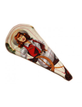 Wasbare stringbeschermer COW-GIRL (16 cm)