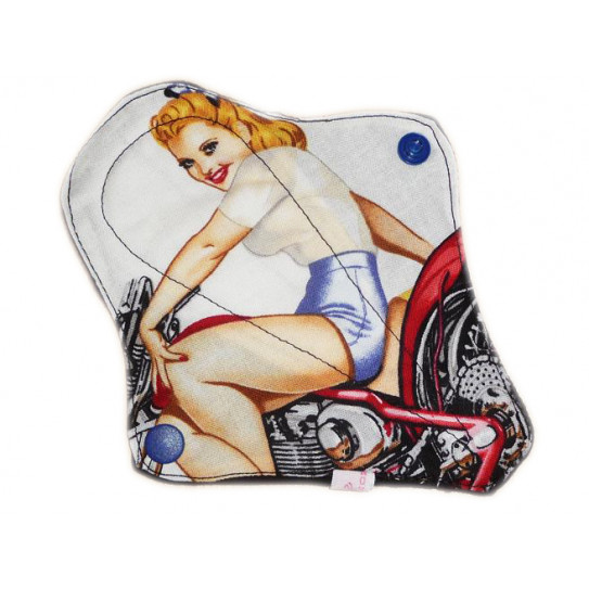 PIN-UP BIKER Protector de cuerda lavable (16 cm)
