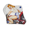 PIN-UP BIKER Protector de cuerda lavable (16 cm)