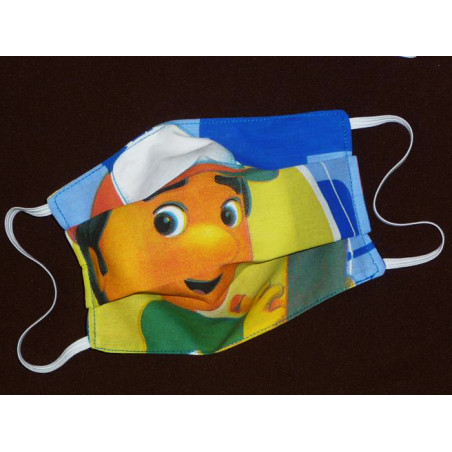Maschera reversibile lavabile in tessuto per bambini HANDY MANNY Maschera reversibile lavabile in tessuto per bambini HANDY MANNY