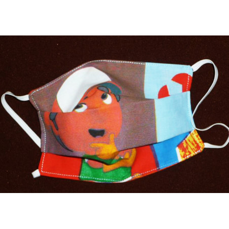 Maschera reversibile lavabile in tessuto per bambini HANDY MANNY Maschera reversibile lavabile in tessuto per bambini HANDY MANNY