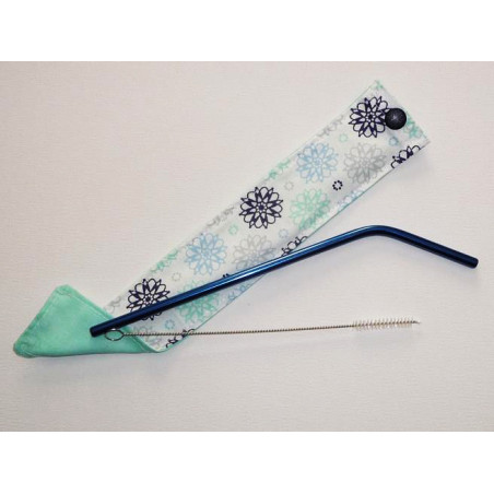 Etui de voyage pour paille lavable et réutilisable (goupillon inclus) MARRAKECH Etui de voyage pour paille lavable et réutilisable (goupillon inclus) MARRAKECH