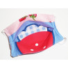 ERDBEER CHARLOTTE reversible waschbare Stoffmaske für Kinder