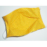 GREEN CARNATIONS reversible washable fabric mask