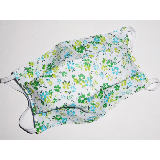 Masque en tissu lavable réversible GREEN LIBERTY
