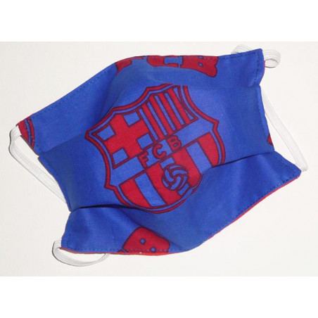 Maschera reversibile lavabile in tessuto FC BARCELONA Maschera reversibile lavabile in tessuto FC BARCELONA