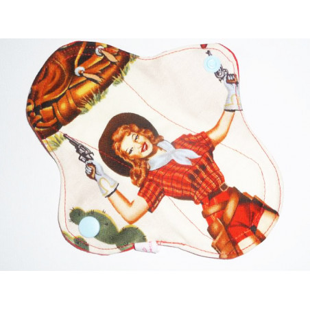 PIN-UP COW-GIRL waschbare Slipeinlage (17 cm) PIN-UP COW-GIRL waschbare Slipeinlage (17 cm)