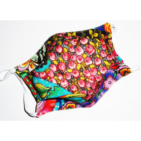 Maschera reversibile lavabile in tessuto stile DESIGUAL Maschera reversibile lavabile in tessuto stile DESIGUAL