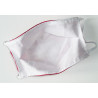 FLOWERED RUBIES reversible washable fabric mask