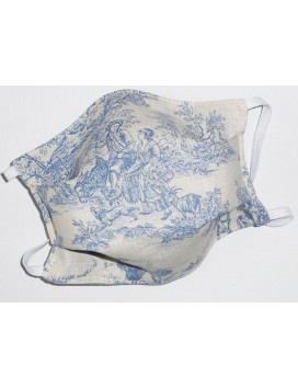 Omkeerbaar wasbaar stoffen masker TOILE DE JOUY