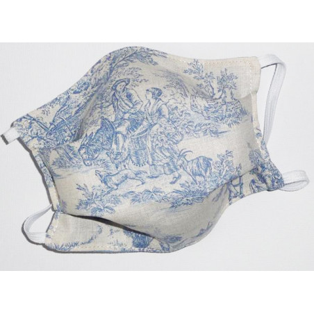Maschera reversibile lavabile in tessuto TOILE DE JOUY Maschera reversibile lavabile in tessuto TOILE DE JOUY