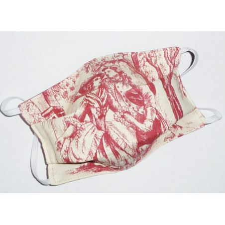 Maschera reversibile lavabile in tessuto TOILE DE JOUY Maschera reversibile lavabile in tessuto TOILE DE JOUY