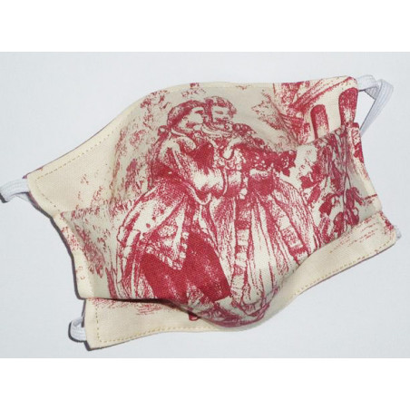 Maschera reversibile lavabile in tessuto TOILE DE JOUY Maschera reversibile lavabile in tessuto TOILE DE JOUY