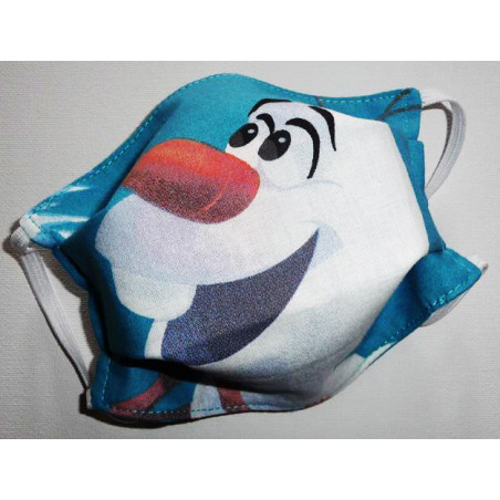 Maschera reversibile lavabile in tessuto per bambini OLAF Maschera reversibile lavabile in tessuto per bambini OLAF
