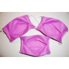 Lotto 3 maschere reversibili in tessuto lavabile per bambini CINDERELLA (PRINCIPESSE)