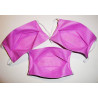 Lot 3 reversible waschbare Stoffmasken für Kinder ARIEL DIE KLEINE MEERJUNGFRAU (PRINZESSINEN)