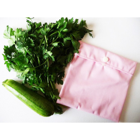 Borsa freezer lavabile e riutilizzabile rosa (MINI) Borsa freezer lavabile e riutilizzabile rosa (MINI)