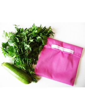 Sac congélation lavable et réutilisable FUCHSIA (MINI)