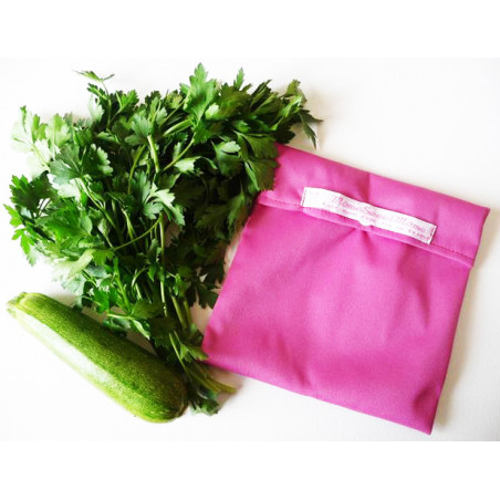 Sac congélation lavable et réutilisable FUCHSIA (MINI) Sac congélation lavable et réutilisable FUCHSIA (MINI)