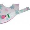 bandana bib zusammen und legt Zitze-PINK SNOW