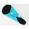 TURQUOISE FLOWER Washable string protector (16 cm)