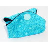 TURQUOISE FLOWER Washable string protector (16 cm)