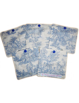 Wasbaar toiletpapier TOILE DE JOUY (10 vellen)
