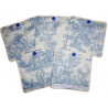 Waschbare Toilettenpapier TOILE DE JOUY (10 Bögen)
