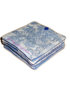Carta igienica lavabile TOILE DE JOUY (10 fogli)