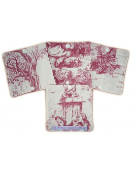 Wasbaar toiletpapier TOILE DE JOUY (8 vellen)