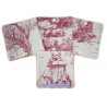 Wasbaar toiletpapier TOILE DE JOUY (8 vellen)