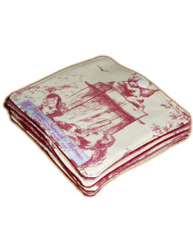 Wasbaar toiletpapier TOILE DE JOUY (8 vellen)