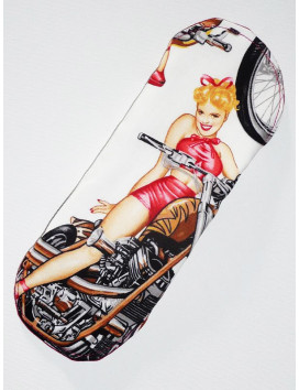 PIN-UP BIKER waschbare Damenbinde (M)