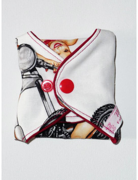 PIN-UP BIKER waschbare Damenbinde (M)