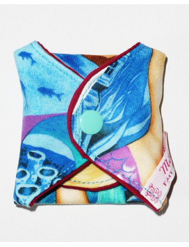 Washable sanitary napkin MERMAID (S)