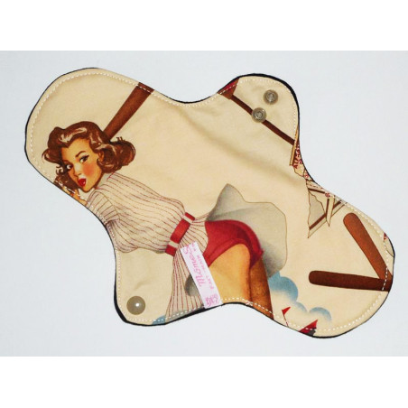 PIN-UP BASE-BALL washable sanitary napkin (L)