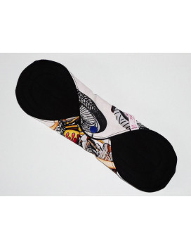 Wasbaar maandverband PIN-UP BIKER (XL / nacht)